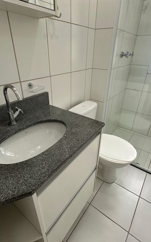 Apartamento para alugar com 57m², 2 quartos e 1 vagaBanheiro