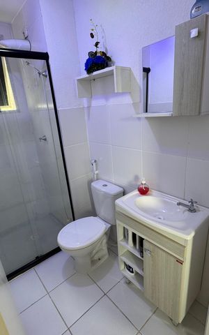 Apartamento à venda com 40m², 2 quartos e 1 vaga Apartamento à venda com 40m², 2 quartos e 1 vagaBanheiro