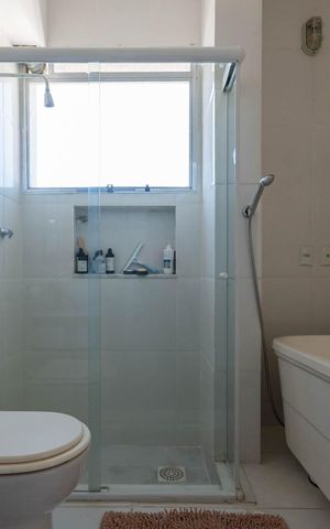 Apartamento à venda com 105m², 3 quartos e 2 vagasBanheiro da Suíte