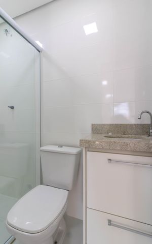 Studio para alugar com 41m², 0 quarto e 1 vaga Studio para alugar com 41m², 0 quarto e 1 vagaBanheiro