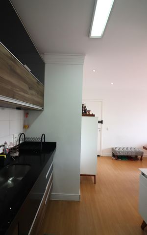 Apartamento à venda com 65m², 3 quartos e 2 vagasCozinha