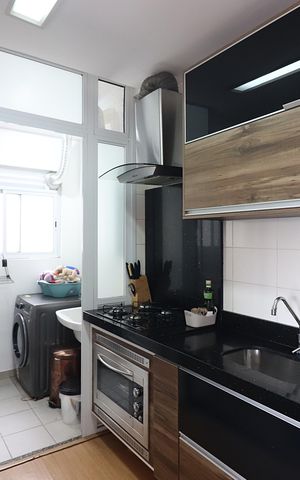 Apartamento à venda com 65m², 3 quartos e 2 vagasCozinha