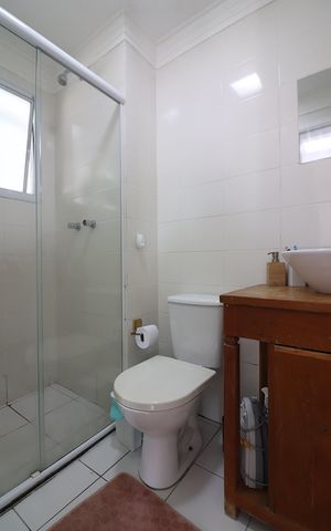 Apartamento à venda com 65m², 3 quartos e 2 vagasSuíte Banheiro