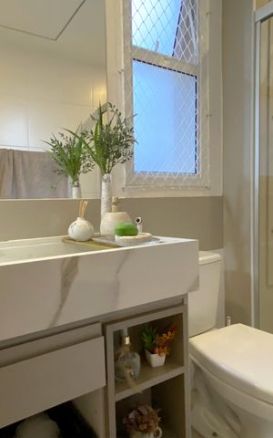 Apartamento à venda com 95m², 3 quartos e 2 vagas Apartamento à venda com 95m², 3 quartos e 2 vagasBanheiro