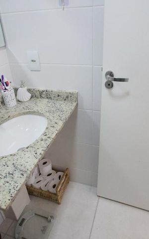 Apartamento à venda com 117m², 3 quartos e 1 vagaBanheiro Social