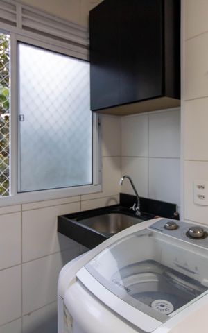 Apartamento à venda com 44m², 2 quartos e 1 vaga Apartamento à venda com 44m², 2 quartos e 1 vagaArea de Serviço