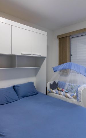 Apartamento à venda com 44m², 2 quartos e 1 vaga Apartamento à venda com 44m², 2 quartos e 1 vagaQuarto 1