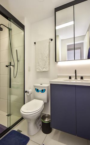Apartamento à venda com 94m², 2 quartos e 2 vagasBanheiro da Suíte 2