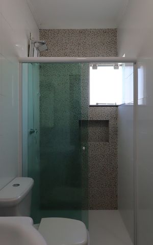 Casa à venda com 104m², 2 quartos e 3 vagasBanheiro da Suíte 2