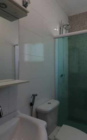 Casa à venda com 104m², 2 quartos e 3 vagasBanheiro da Suíte 2