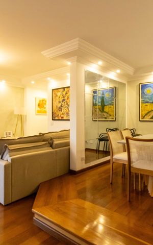 Apartamento à venda com 168m², 3 quartos e 3 vagas Apartamento à venda com 168m², 3 quartos e 3 vagasSala