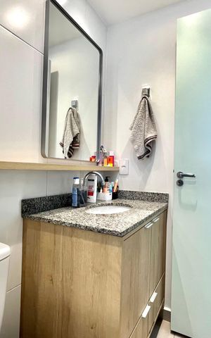 Apartamento à venda com 34m², 1 quarto e sem vaga Apartamento à venda com 34m², 1 quarto e sem vagaBanheiro
