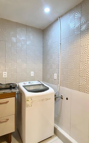 Apartamento para alugar com 55m², 1 quarto e sem vaga Apartamento para alugar com 55m², 1 quarto e sem vagaCozinha e Área de Serviço
