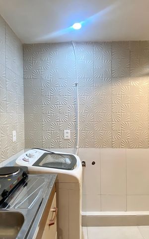 Apartamento para alugar com 55m², 1 quarto e sem vaga Apartamento para alugar com 55m², 1 quarto e sem vagaCozinha e Área de Serviço