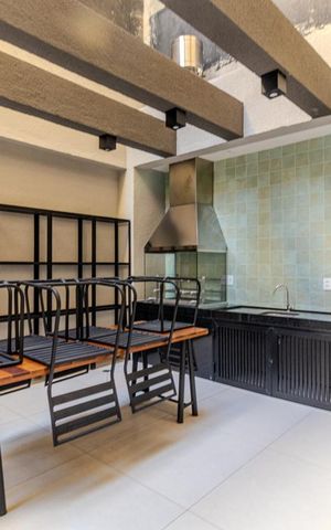 Studio à venda com 23m², 1 quarto e sem vagaChurrasqueira