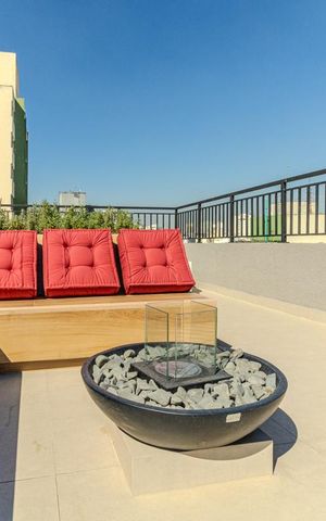 Studio à venda com 23m², 1 quarto e sem vagaÁrea comum - lareira 