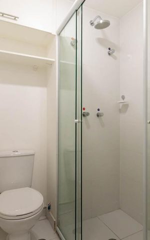 Apartamento para alugar com 26m², 1 quarto e sem vaga Apartamento para alugar com 26m², 1 quarto e sem vagaBanheiro