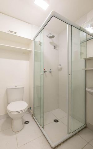 Apartamento para alugar com 26m², 1 quarto e sem vaga Apartamento para alugar com 26m², 1 quarto e sem vagaBanheiro