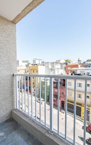 Apartamento para alugar com 39m², 2 quartos e sem vagaVaranda
