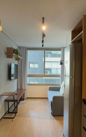 Apartamento para alugar com 32m², 1 quarto e sem vaga Apartamento para alugar com 32m², 1 quarto e sem vagaCozinha
