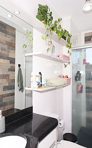 Apartamento à venda com 62m², 2 quartos e 1 vagaBanheiro Social