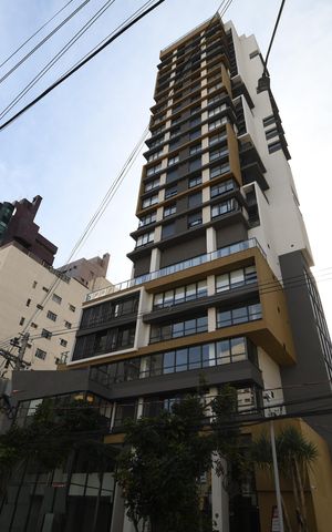 Apartamento para alugar com 46m², 1 quarto e 1 vagaFachada do Prédio