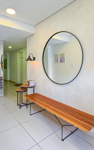 Apartamento à venda com 30m², 1 quarto e sem vaga Apartamento à venda com 30m², 1 quarto e sem vagaHall social