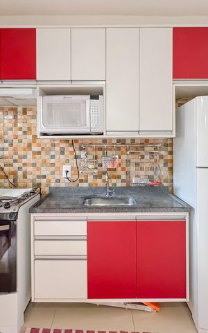 Apartamento à venda com 30m², 1 quarto e sem vaga Apartamento à venda com 30m², 1 quarto e sem vagaSala/Cozinha