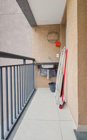 Apartamento à venda com 30m², 1 quarto e sem vaga Apartamento à venda com 30m², 1 quarto e sem vagaVaranda