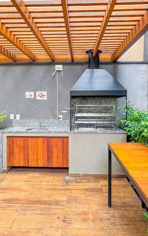 Apartamento à venda com 30m², 1 quarto e sem vaga Apartamento à venda com 30m², 1 quarto e sem vagaÁrea comum - Churrasqueira