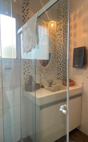 Apartamento à venda com 135m², 3 quartos e sem vaga Apartamento à venda com 135m², 3 quartos e sem vagaBanheiro da Suíte