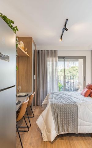 Apartamento à venda com 23m², 1 quarto e sem vaga Apartamento à venda com 23m², 1 quarto e sem vagaStudio