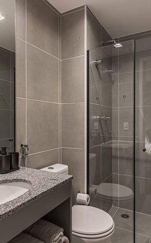 Apartamento à venda com 23m², 1 quarto e sem vaga Apartamento à venda com 23m², 1 quarto e sem vagaBanheiro