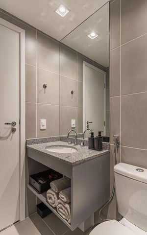 Apartamento à venda com 23m², 1 quarto e sem vaga Apartamento à venda com 23m², 1 quarto e sem vagaBanheiro