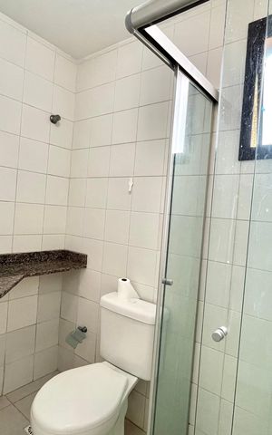 Apartamento à venda com 39m², 1 quarto e 1 vaga Apartamento à venda com 39m², 1 quarto e 1 vagaBanheiro da Suíte
