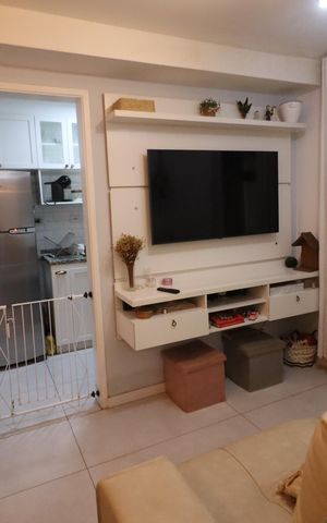 Apartamento à venda com 48m², 2 quartos e 2 vagasSala