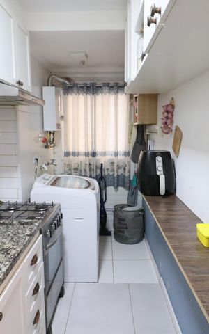 Apartamento à venda com 48m², 2 quartos e 2 vagasCozinha e Área de Serviço