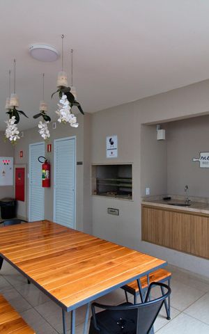 Apartamento para alugar com 48m², 2 quartos e 1 vaga Apartamento para alugar com 48m², 2 quartos e 1 vagaÁrea comum - Churrasqueira