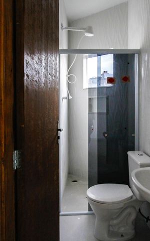 Studio para alugar com 30m², 1 quarto e sem vaga Studio para alugar com 30m², 1 quarto e sem vagaBanheiro Social