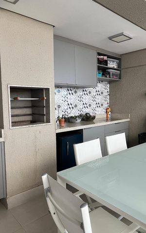 Apartamento à venda com 136m², 3 quartos e 2 vagas Apartamento à venda com 136m², 3 quartos e 2 vagasÁrea Gourmet