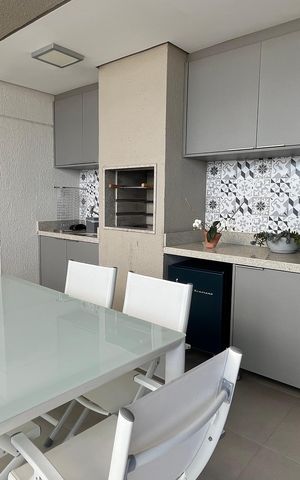 Apartamento à venda com 136m², 3 quartos e 2 vagas Apartamento à venda com 136m², 3 quartos e 2 vagasÁrea Gourmet