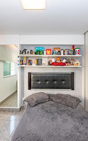 Apartamento à venda com 140m², 4 quartos e 3 vagasQuarto 3