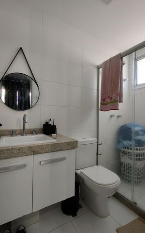 Apartamento à venda com 205m², 4 quartos e 2 vagasBanheiro da Suíte 1