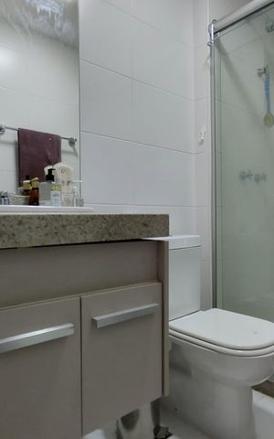 Apartamento à venda com 205m², 4 quartos e 2 vagasBanheiro da Suíte 2