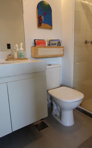 Apartamento à venda com 60m², 2 quartos e 1 vagaBanheiro Social