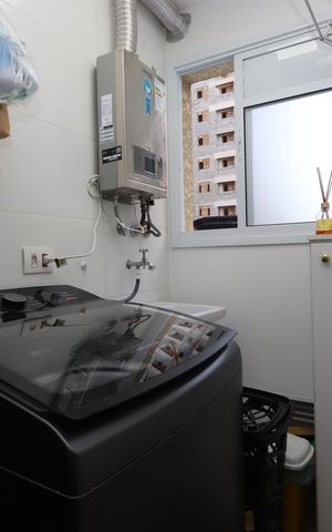 Studio à venda com 35m², 1 quarto e 1 vagaLavanderia