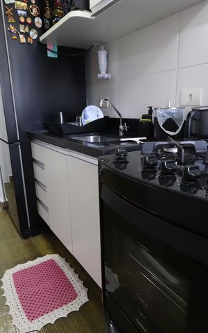 Studio à venda com 35m², 1 quarto e 1 vagaCozinha