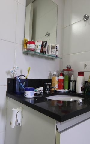 Studio à venda com 35m², 1 quarto e 1 vagaBanheiro
