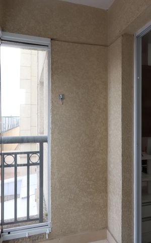 Studio à venda com 35m², 1 quarto e 1 vagaVaranda