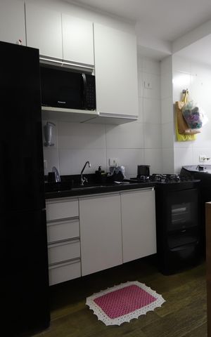 Studio à venda com 35m², 1 quarto e 1 vagaCozinha